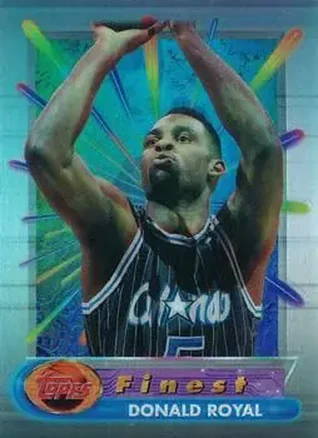 1994-95 Finest - Refractors #87 - Donald Royal - Orlando Magic