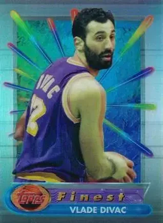 1994-95 Finest - Refractors #89 - Vlade Divac - Los Angeles Lakers