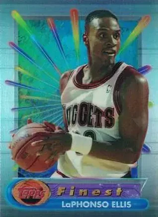 1994-95 Finest - Refractors #92 - LaPhonso Ellis - Denver Nuggets