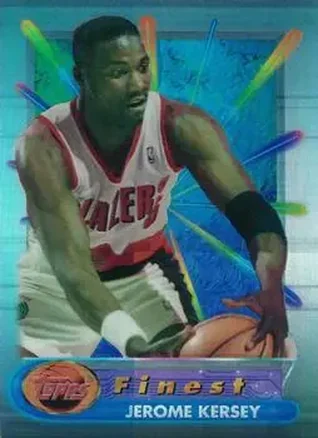 1994-95 Finest - Refractors #93 - Jerome Kersey - Portland Trail Blazers