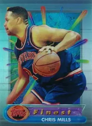 1994-95 Finest - Refractors #98 - Chris Mills - Cleveland Cavaliers