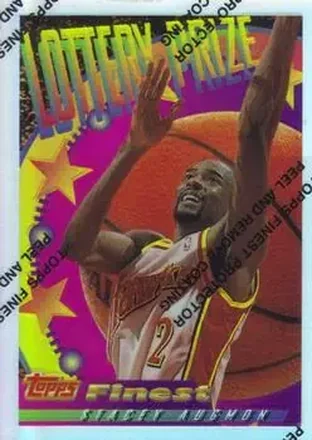 1994-95 Finest - Lottery Prize Refractors Test #LP14 - Stacey Augmon - Atlanta Hawks