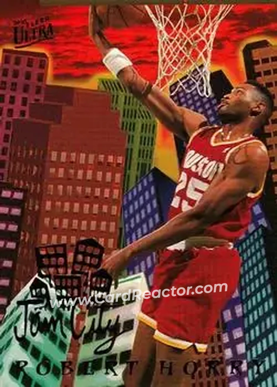 1994-95 Ultra - Jam City #3 - Robert Horry - Houston Rockets - Front