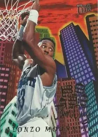 1994-95 Ultra - Jam City #6 - Alonzo Mourning - Charlotte Hornets