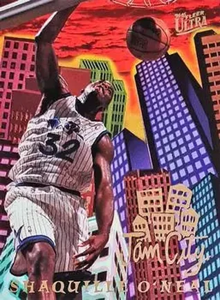 1994-95 Ultra - Jam City #8 - Shaquille O'Neal - Orlando Magic