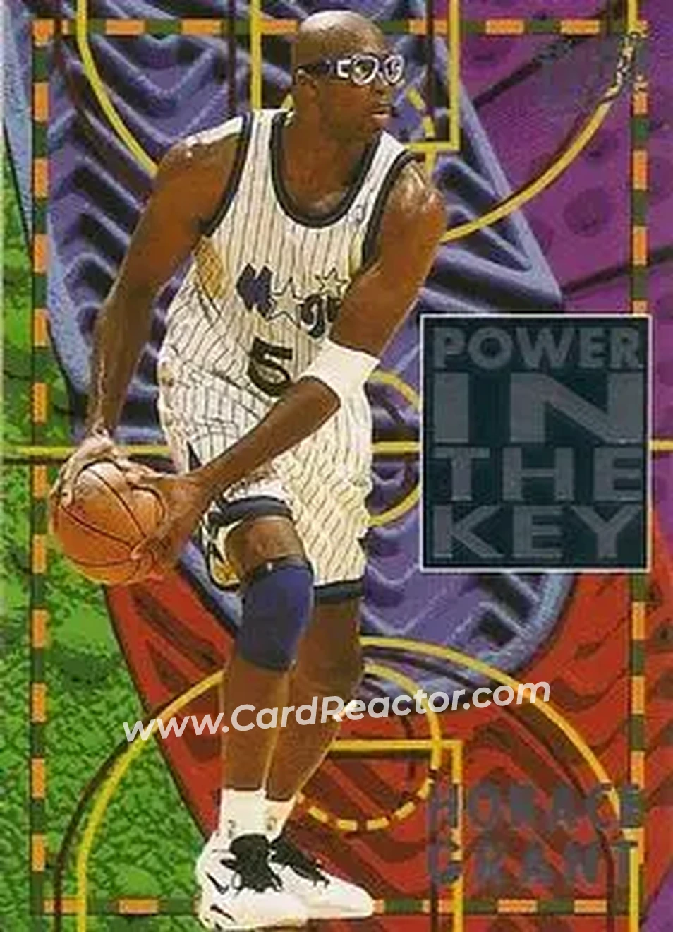 1994-95 Ultra - Power in the Key #3 - Horace Grant - Orlando Magic - Front 1994-95 Ultra - Power in the Key #3 - Horace Grant - Orlando Magic - Front