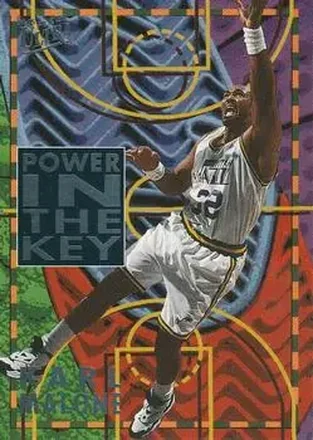 1994-95 Ultra - Power in the Key #5 - Karl Malone - Utah Jazz