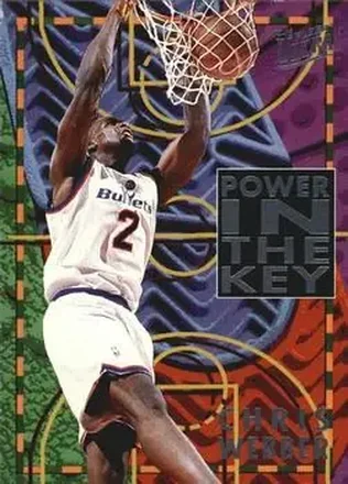 1994-95 Ultra - Power in the Key #9 - Chris Webber - Washington Bullets