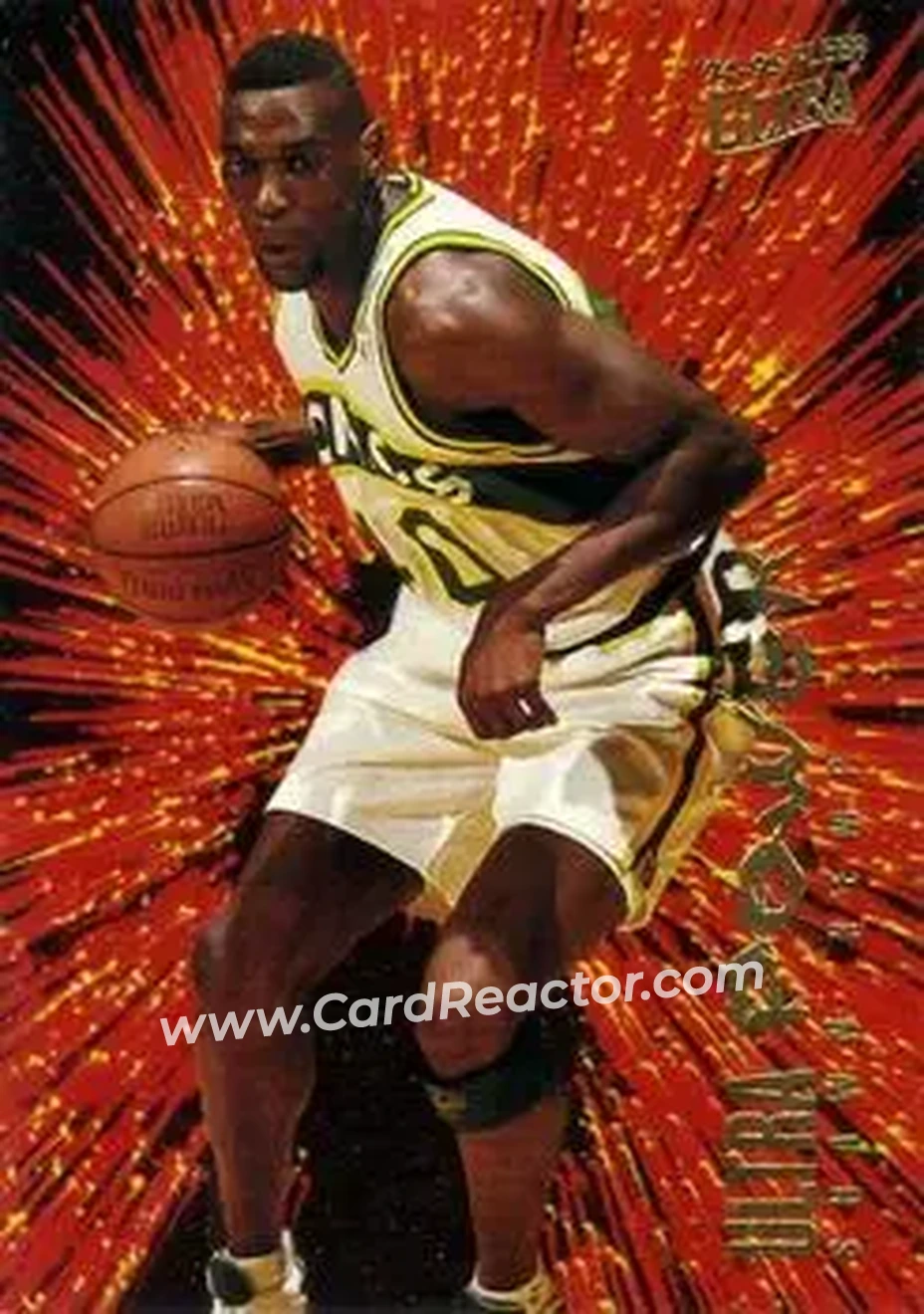 1994-95 Ultra - Ultra Power #4 - Shawn Kemp - Seattle SuperSonics - Front