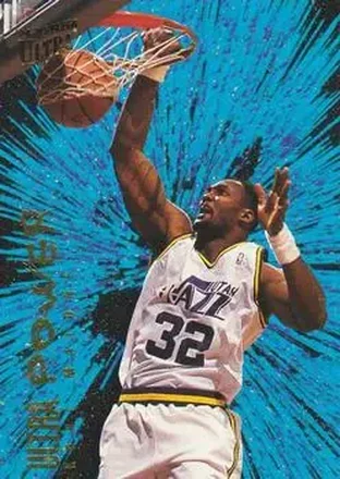 1994-95 Ultra - Ultra Power #5 - Karl Malone - Utah Jazz