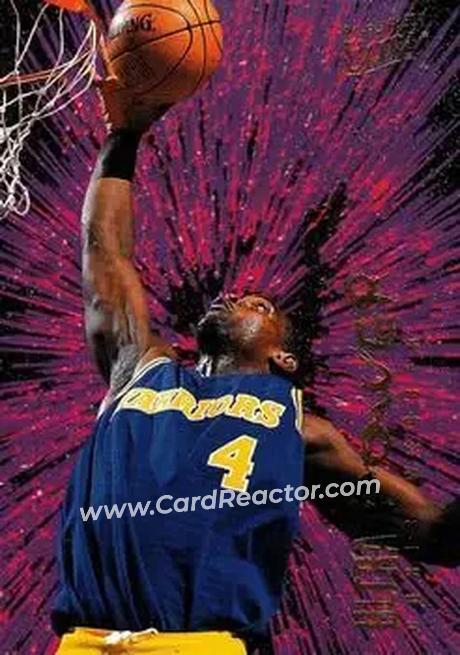 1994-95 Ultra - Ultra Power #10 - Chris Webber - Golden State Warriors - Front 1994-95 Ultra - Ultra Power #10 - Chris Webber - Golden State Warriors - Front