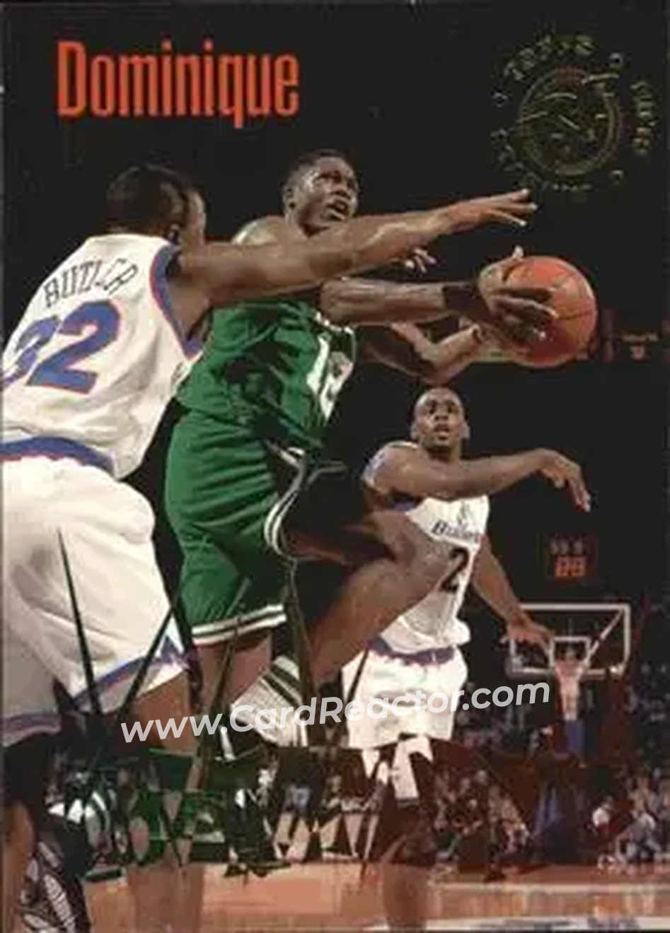 1994-95 Stadium Club - Beam Team #2 - Dominique Wilkins - Boston Celtics - Front 1994-95 Stadium Club - Beam Team #2 - Dominique Wilkins - Boston Celtics - Front