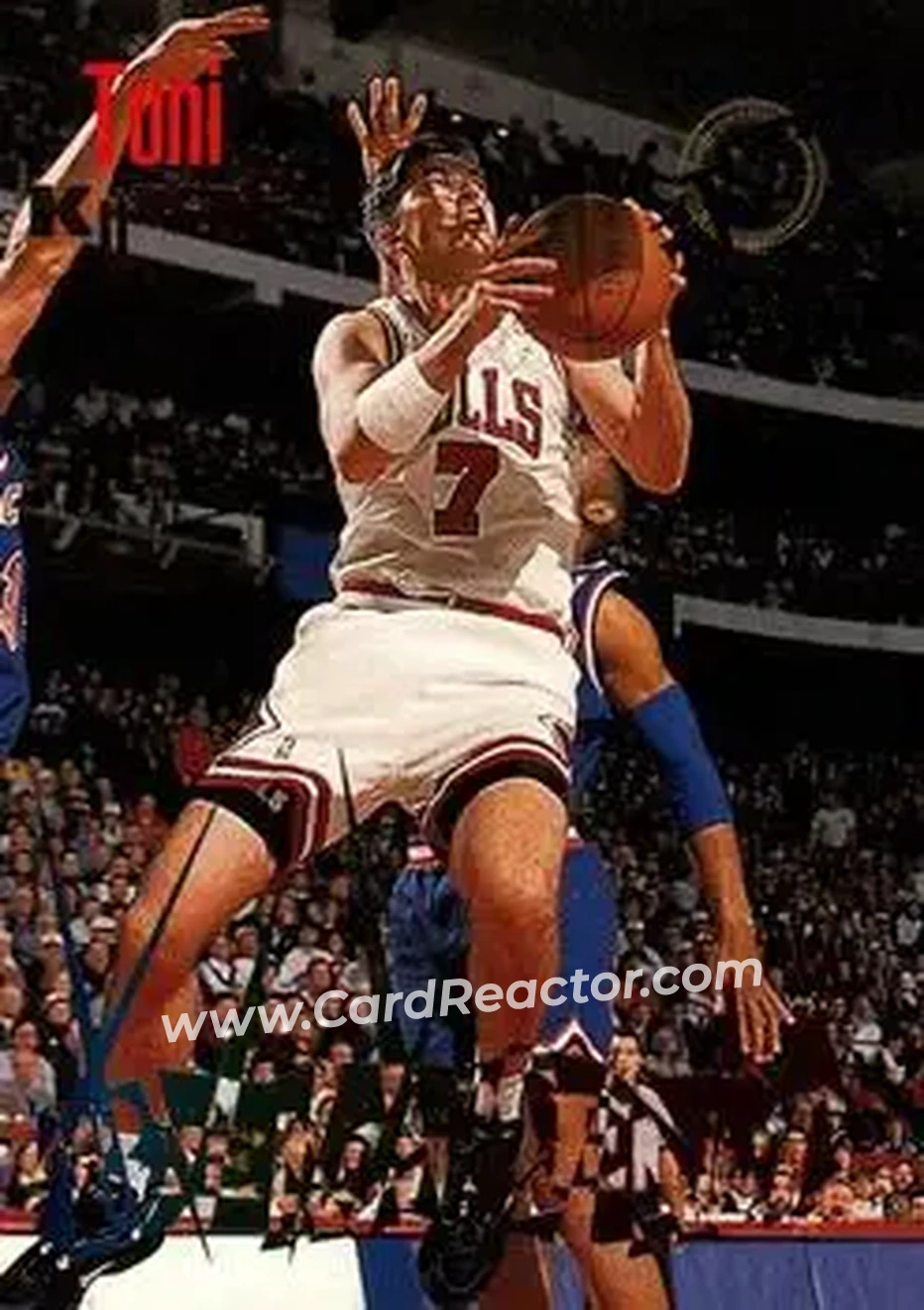 1994-95 Stadium Club - Beam Team #4 - Toni Kukoc - Chicago Bulls - Front 1994-95 Stadium Club - Beam Team #4 - Toni Kukoc - Chicago Bulls - Front
