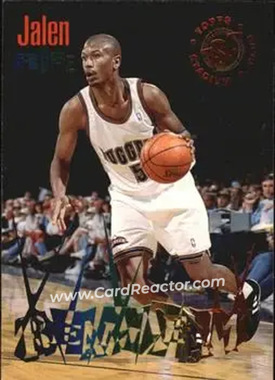 1994-95 Stadium Club - Beam Team #7 - Jalen Rose - Denver Nuggets - Front 1994-95 Stadium Club - Beam Team #7 - Jalen Rose - Denver Nuggets - Front