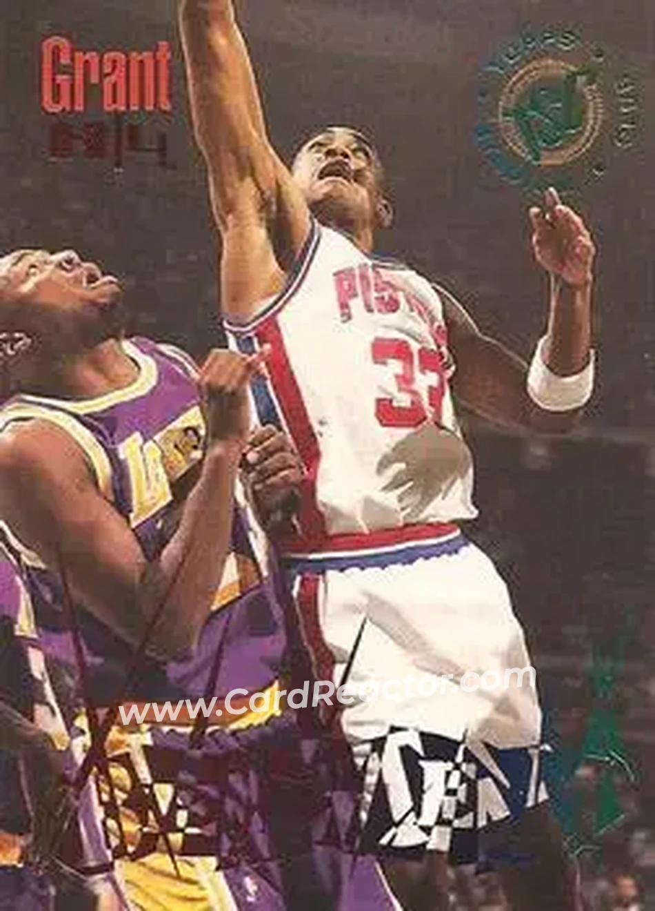 1994-95 Stadium Club - Beam Team #8 - Grant Hill - Detroit Pistons - Front 1994-95 Stadium Club - Beam Team #8 - Grant Hill - Detroit Pistons - Front