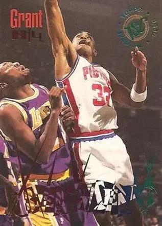 1994-95 Stadium Club - Beam Team #8 - Grant Hill - Detroit Pistons