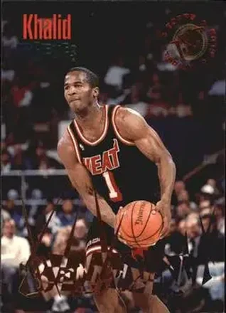 1994-95 Stadium Club - Beam Team #14 - Khalid Reeves - Miami Heat