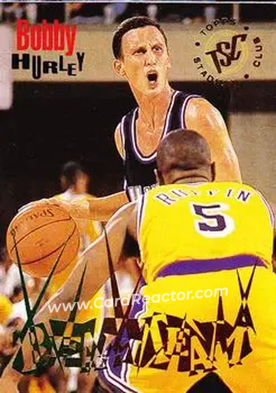 1994-95 Stadium Club - Beam Team #23 - Bobby Hurley - Sacramento Kings - Front 1994-95 Stadium Club - Beam Team #23 - Bobby Hurley - Sacramento Kings - Front