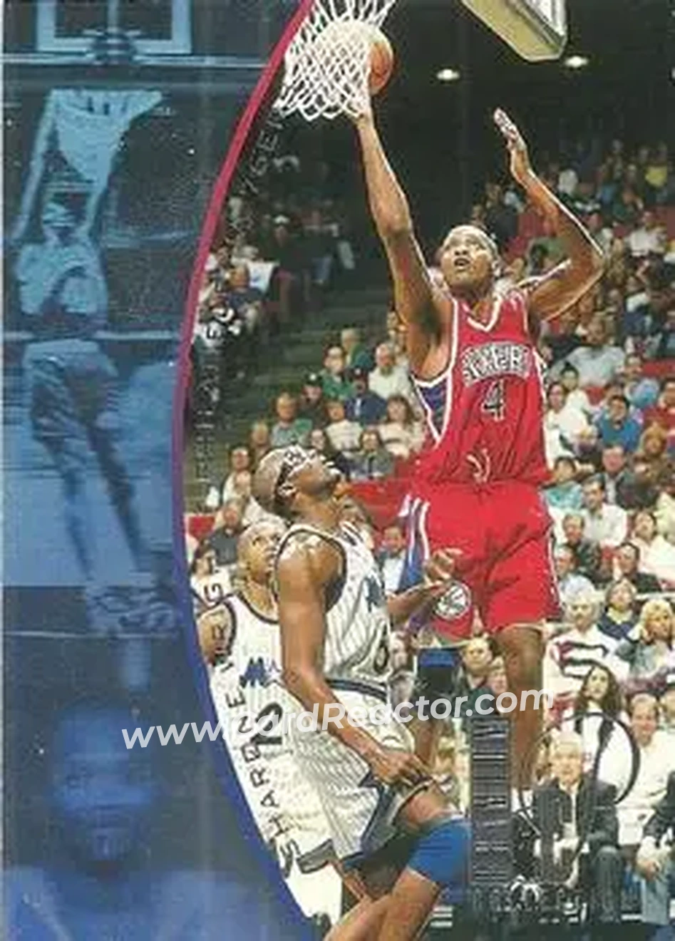 1994-95 SP - Holoviews #PC18 - Sharone Wright - Philadelphia 76ers - Front