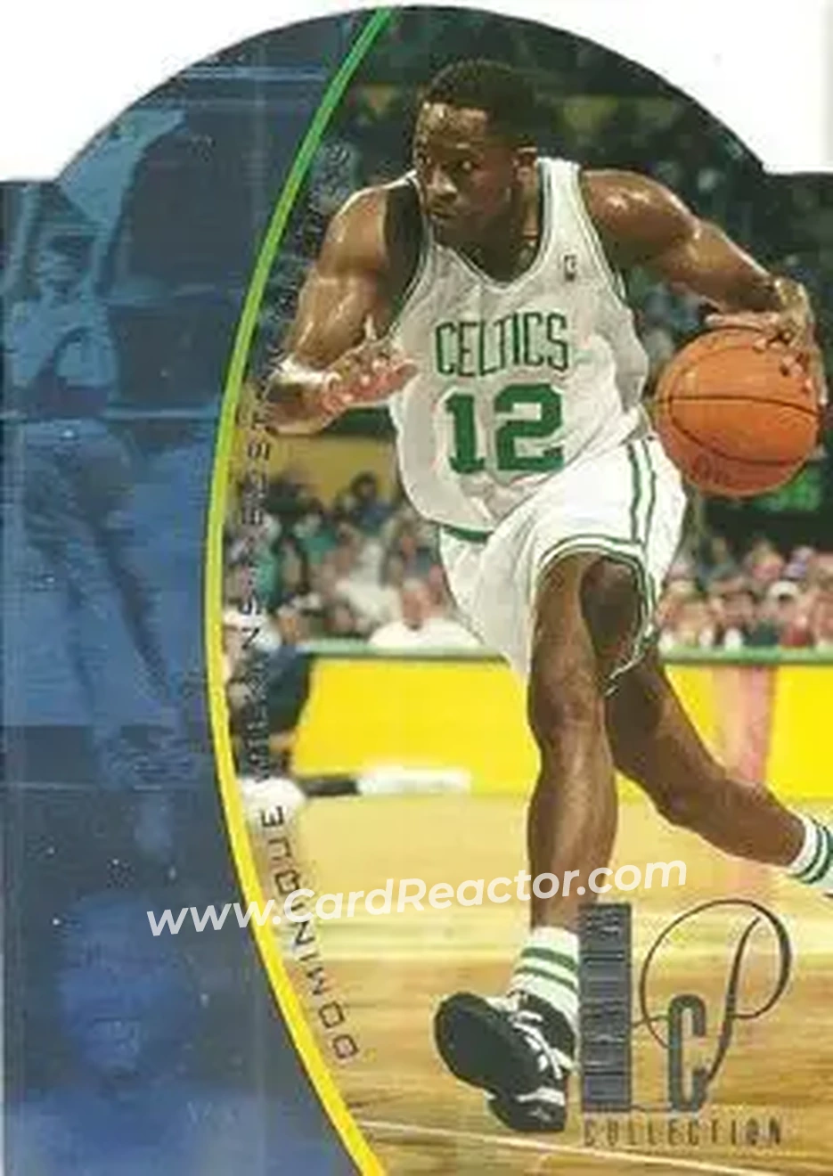 1994-95 SP - Holoviews Die Cut #DPC2 - Dominique Wilkins - Boston Celtics - Front 1994-95 SP - Holoviews Die Cut #DPC2 - Dominique Wilkins - Boston Celtics - Front