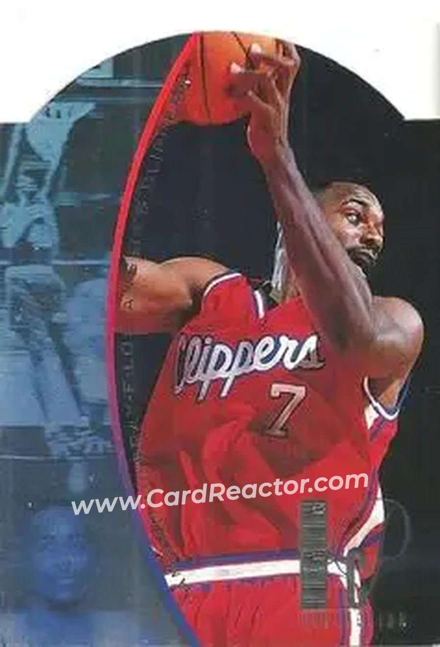 1994-95 SP - Holoviews Die Cut #DPC8 - Lamond Murray - Los Angeles Clippers - Front