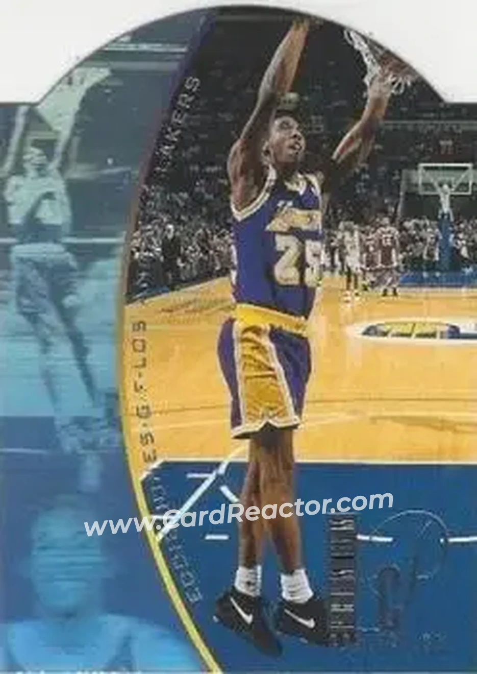 1994-95 SP - Holoviews Die Cut #DPC9 - Eddie Jones - Los Angeles Lakers - Front
