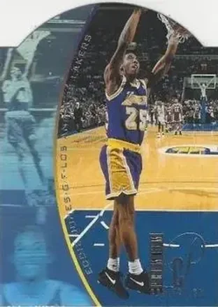 1994-95 SP - Holoviews Die Cut #DPC9 - Eddie Jones - Los Angeles Lakers 1994-95 SP - Holoviews Die Cut #DPC9 - Eddie Jones - Los Angeles Lakers