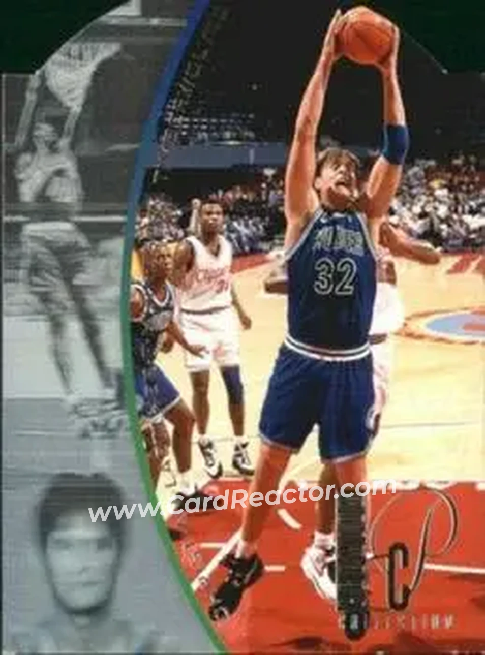 1994-95 SP - Holoviews Die Cut #DPC13 - Christian Laettner - Minnesota Timberwolves - Front