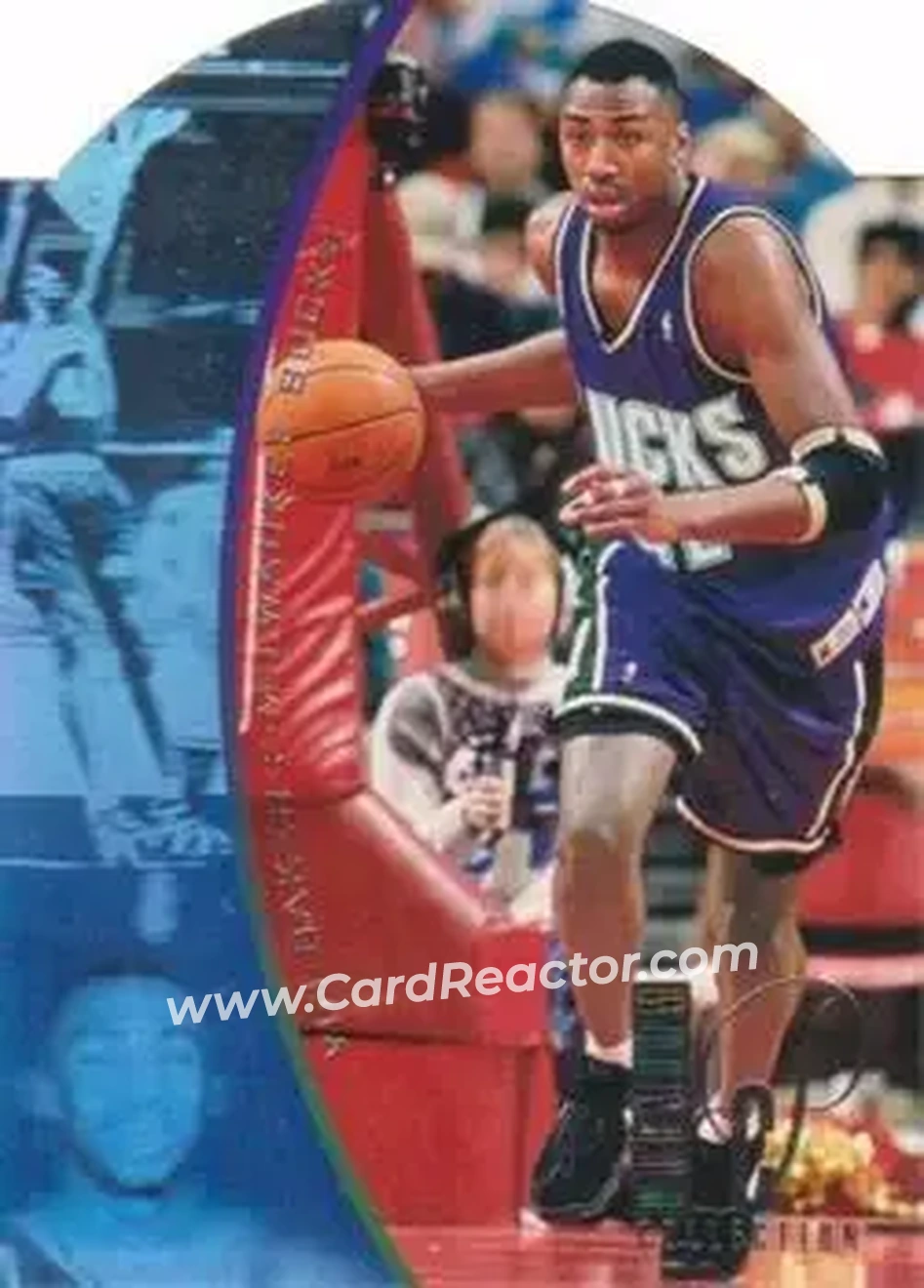 1994-95 SP - Holoviews Die Cut #DPC15 - Vin Baker - Milwaukee Bucks - Front 1994-95 SP - Holoviews Die Cut #DPC15 - Vin Baker - Milwaukee Bucks - Front