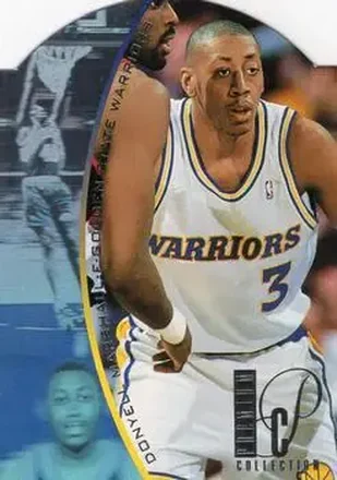 1994-95 SP - Holoviews Die Cut #DPC16 - Donyell Marshall - Golden State Warriors