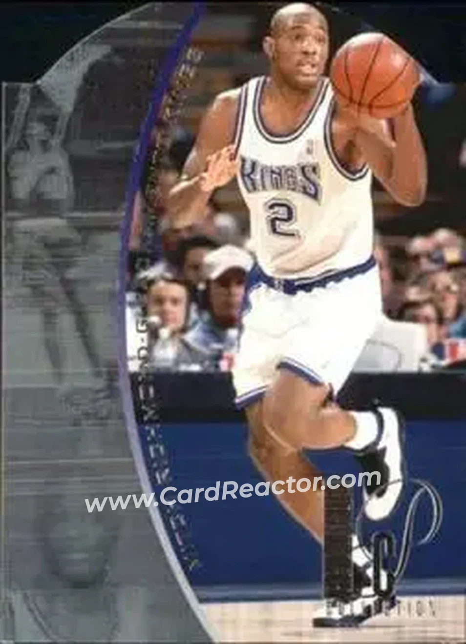 1994-95 SP - Holoviews Die Cut #DPC21 - Mitch Richmond - Sacramento Kings - Front 1994-95 SP - Holoviews Die Cut #DPC21 - Mitch Richmond - Sacramento Kings - Front