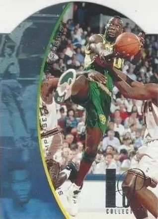 1994-95 SP - Holoviews Die Cut #DPC22 - Shawn Kemp - Seattle SuperSonics