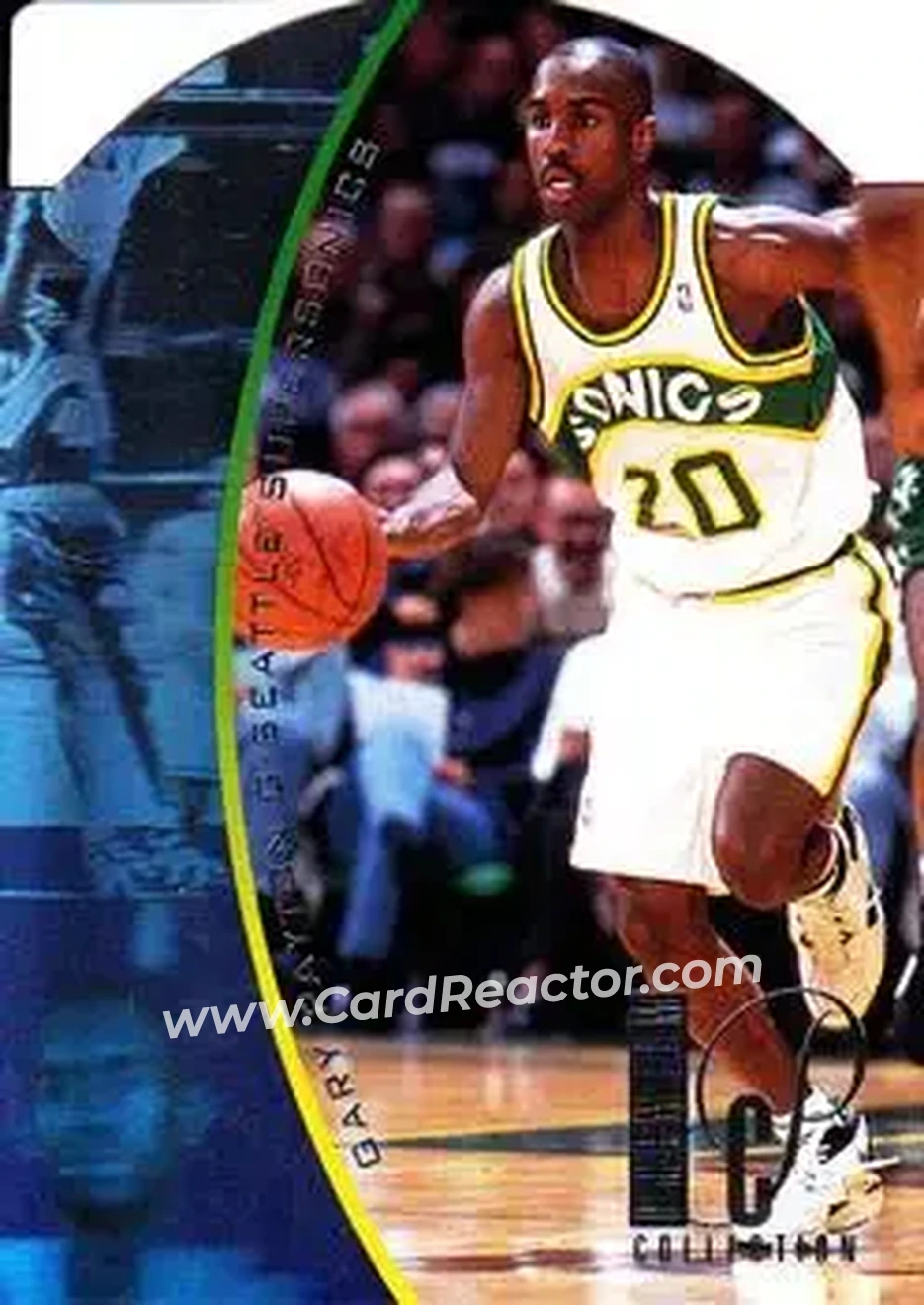 1994-95 SP - Holoviews Die Cut #DPC23 - Gary Payton - Seattle SuperSonics - Front 1994-95 SP - Holoviews Die Cut #DPC23 - Gary Payton - Seattle SuperSonics - Front