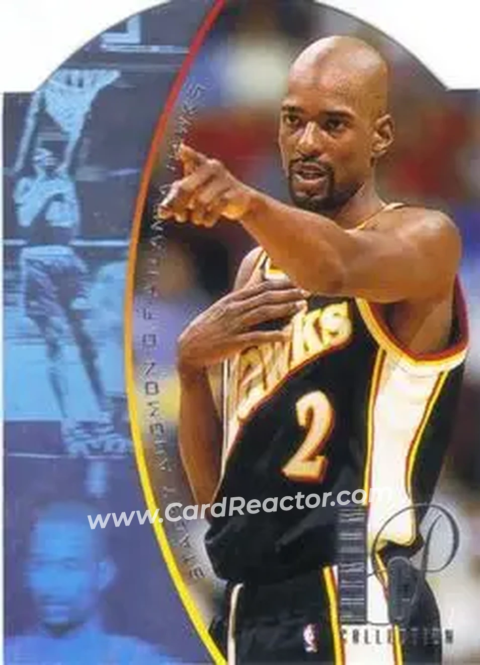 1994-95 SP - Holoviews Die Cut #DPC25 - Stacey Augmon - Atlanta Hawks - Front