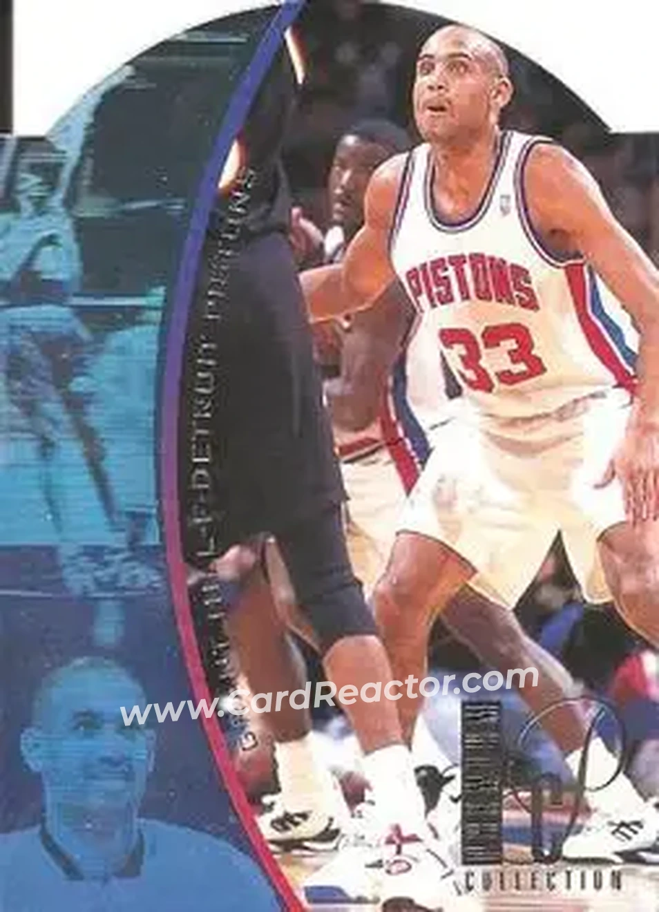 1994-95 SP - Holoviews Die Cut #DPC34 - Grant Hill - Detroit Pistons - Front