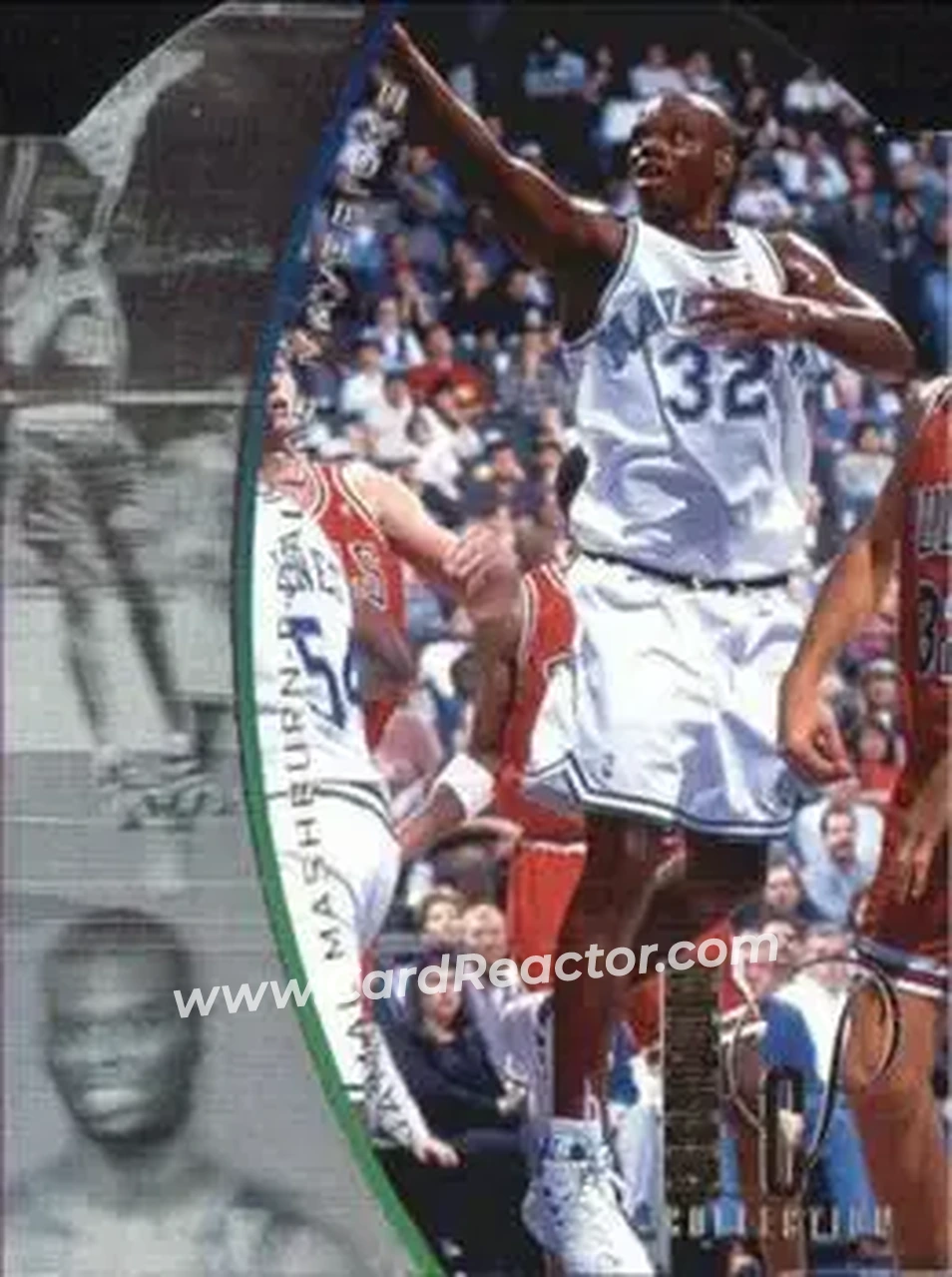 1994-95 SP - Holoviews Die Cut #DPC35 - Jamal Mashburn - Dallas Mavericks - Front