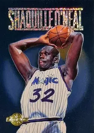 1994-95 SkyBox Premium - Center Stage #CS2 - Shaquille O'Neal - Orlando Magic