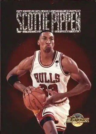 1994-95 SkyBox Premium - Center Stage #CS5 - Scottie Pippen - Chicago Bulls