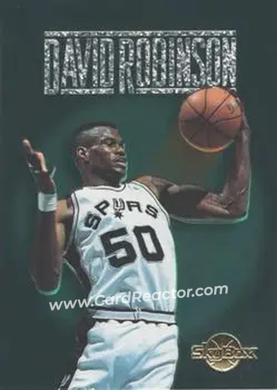 1994-95 SkyBox Premium - Center Stage #CS6 - David Robinson - San Antonio Spurs - Front 1994-95 SkyBox Premium - Center Stage #CS6 - David Robinson - San Antonio Spurs - Front