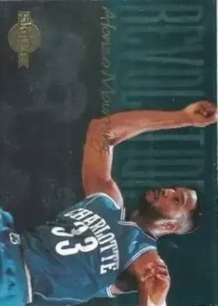 1994-95 SkyBox Premium - Revolution #R4 - Alonzo Mourning - Charlotte Hornets