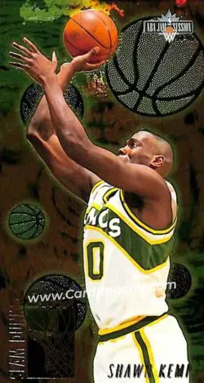 1994-95 Jam Session - Slam Dunk Heroes #3 - Shawn Kemp - Seattle SuperSonics - Front
