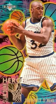 1994-95 Jam Session - Slam Dunk Heroes #7 - Shaquille O'Neal - Orlando Magic