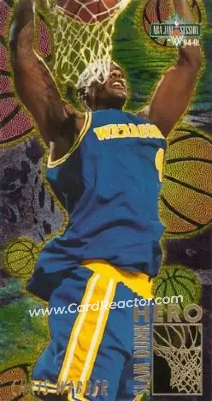 1994-95 Jam Session - Slam Dunk Heroes #8 - Chris Webber - Golden State Warriors - Front