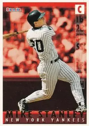 1995 Bazooka - Red Hot #RH-5 - Mike Stanley - New York Yankees