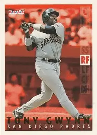 1995 Bazooka - Red Hot #RH-6 - Tony Gwynn - San Diego Padres