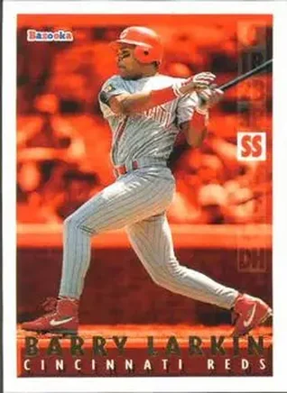 1995 Bazooka - Red Hot #RH-8 - Barry Larkin - Cincinnati Reds