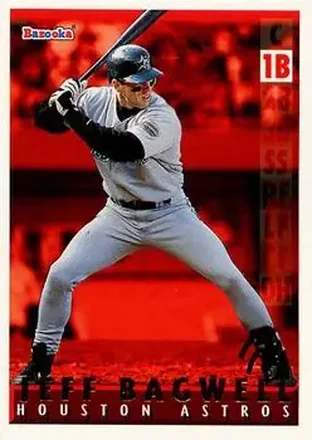 1995 Bazooka - Red Hot #RH-13 - Jeff Bagwell - Houston Astros