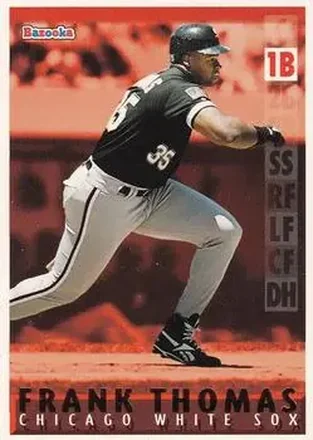 1995 Bazooka - Red Hot #RH-22 - Frank Thomas - Chicago White Sox