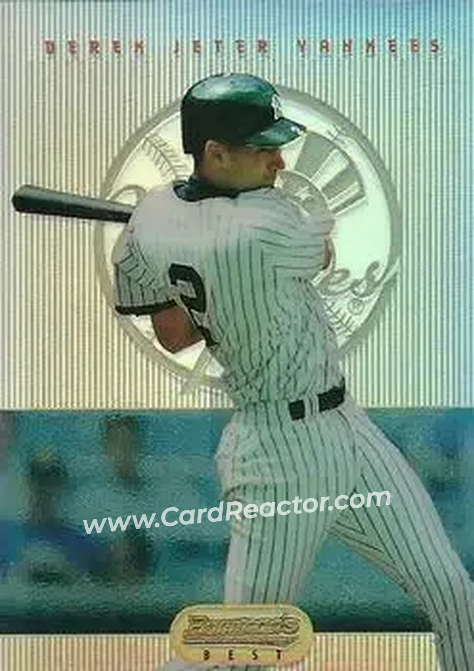 1995 Bowman's Best - Refractors #1 - Derek Jeter - New York Yankees - Front