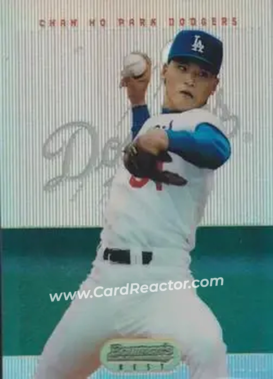 1995 Bowman's Best - Refractors #4 - Chan Ho Park - Los Angeles Dodgers - Front